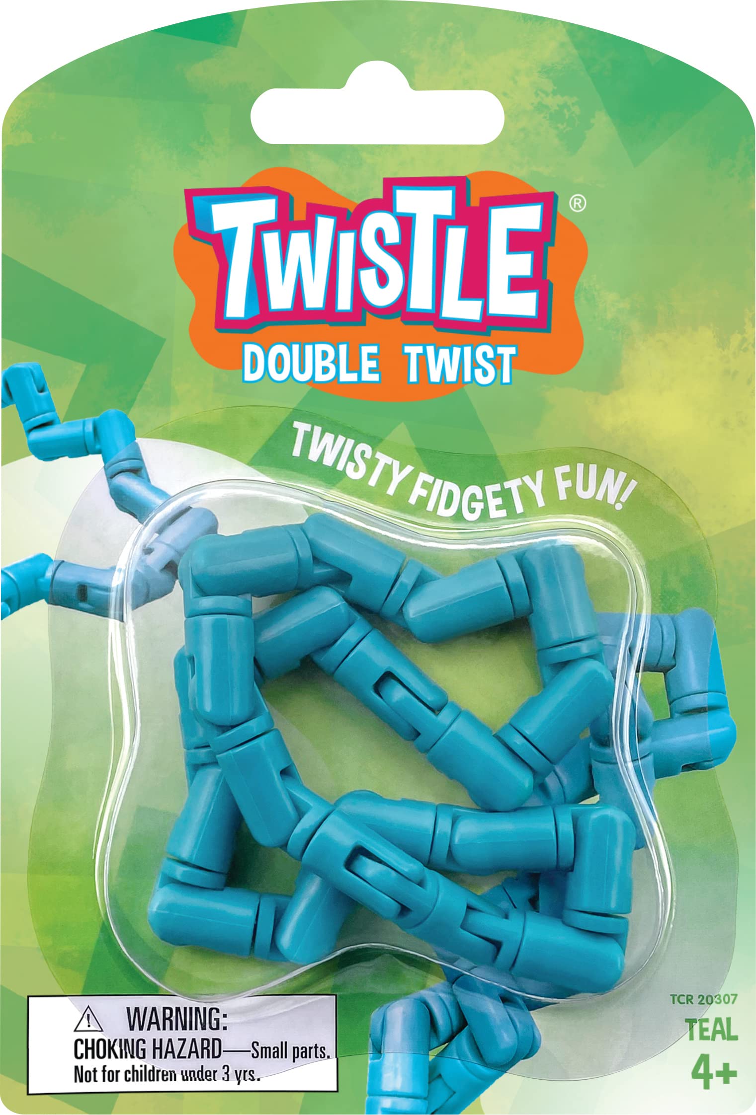 Foto 2 | Juguete Sensorial Fidget Twistle Double Twist, Verde Azulado, Para Niños Mayores De 4 Años - Venta Internacional.