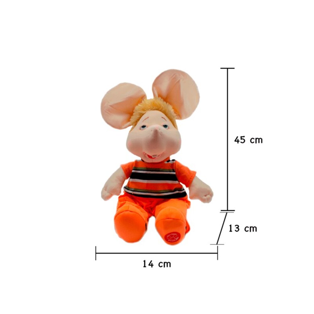 Foto 3 pulgar | Peluche de Topogigio Musical Canción el Verano Conjunto color Anaranjado