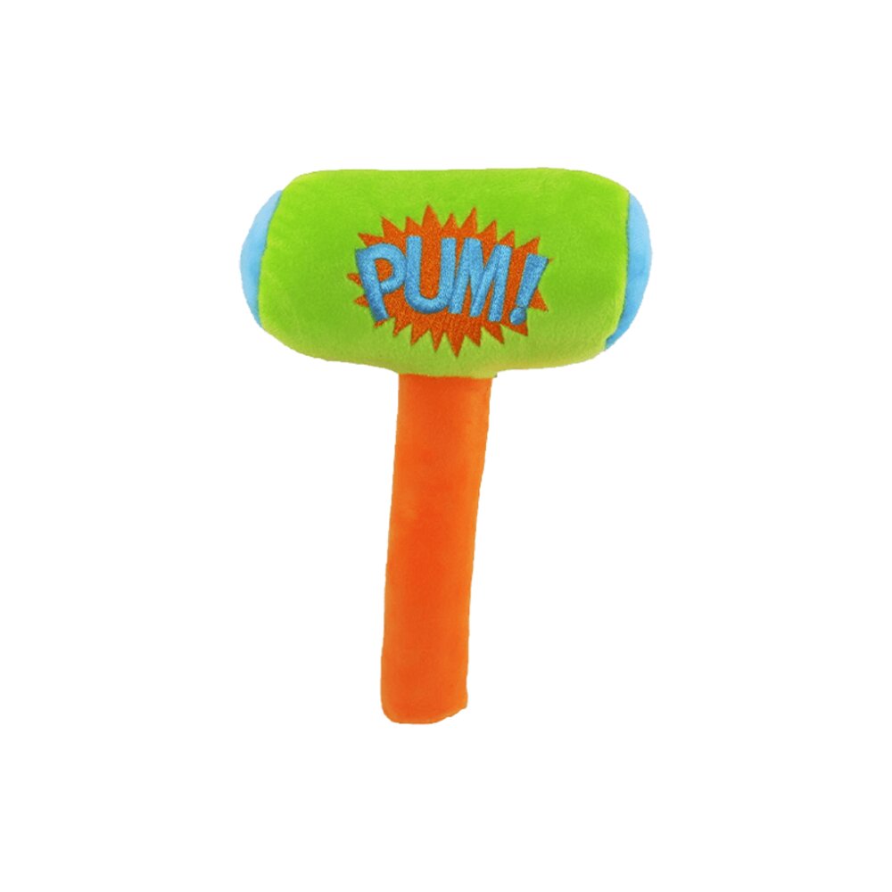 Foto 1 | Peluche Martillo Wow color Verde Tela Ultra Suave Hipoalergénico