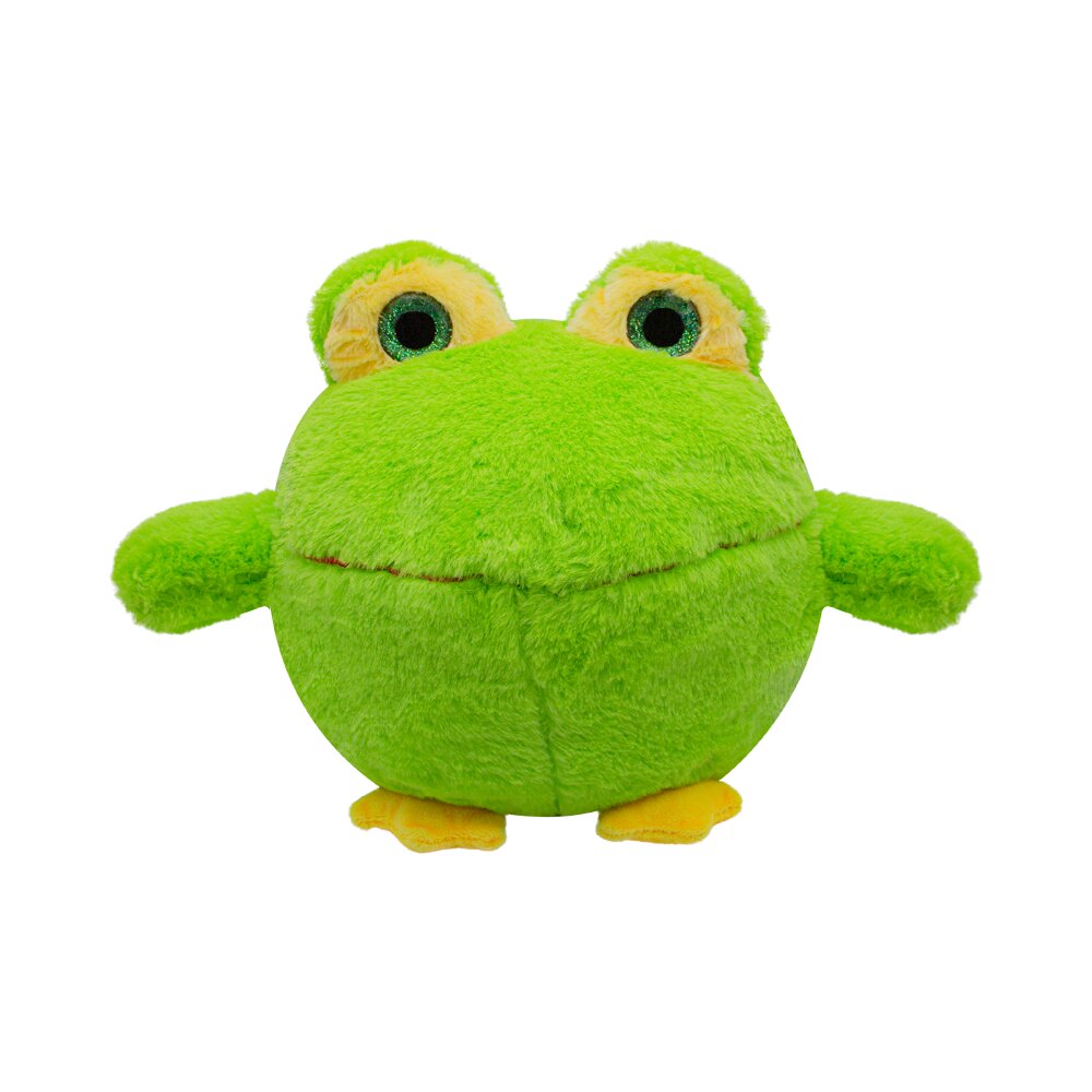 Foto 2 pulgar | Peluche Ranita Bolita Ojitos Grandes Tela Ultra Suave Hipoalergénico