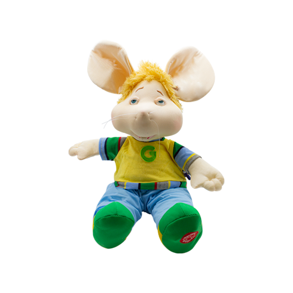 Foto 2 pulgar | Topo Gigio Musical Canción Los Abuelitos Traje color Verde de Tela Ultra Suave Hipoalergénico