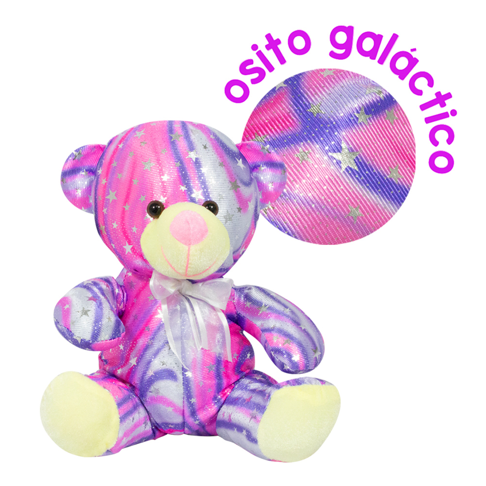 Foto 4 pulgar | Oso De Peluche Galáctico Paquete 3 Piezas Tela Suave Hipoalergénico Multicolor