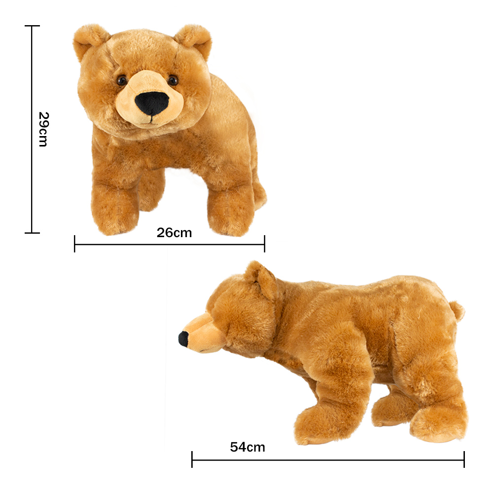 Foto 3 pulgar | Oso de Peluche Realista Ultra Tierno Suave Hipoalergénico