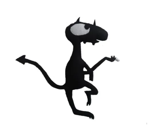 Figura Core Bts de Fieltro de Luci de Desencanto color Negro