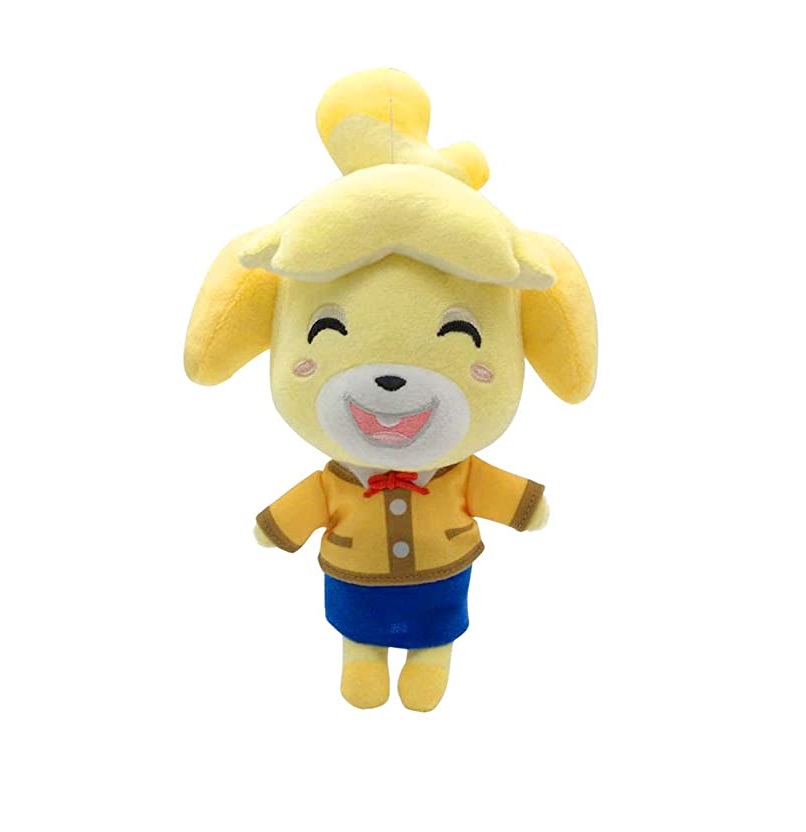 Foto 2 pulgar | Peluche Nintendo Animal Crossing Canela / Isabelle con Traje 20 cm