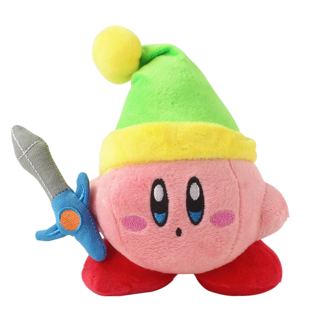 Peluche de Kirby con Espada Nintendo color Rosa