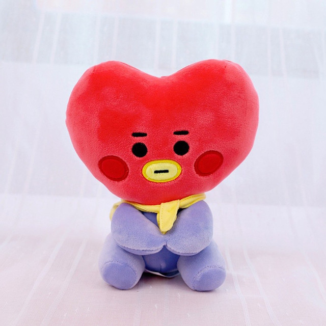 Foto 3 pulgar | Peluche Core BTS Tata color Rojo 20 cm