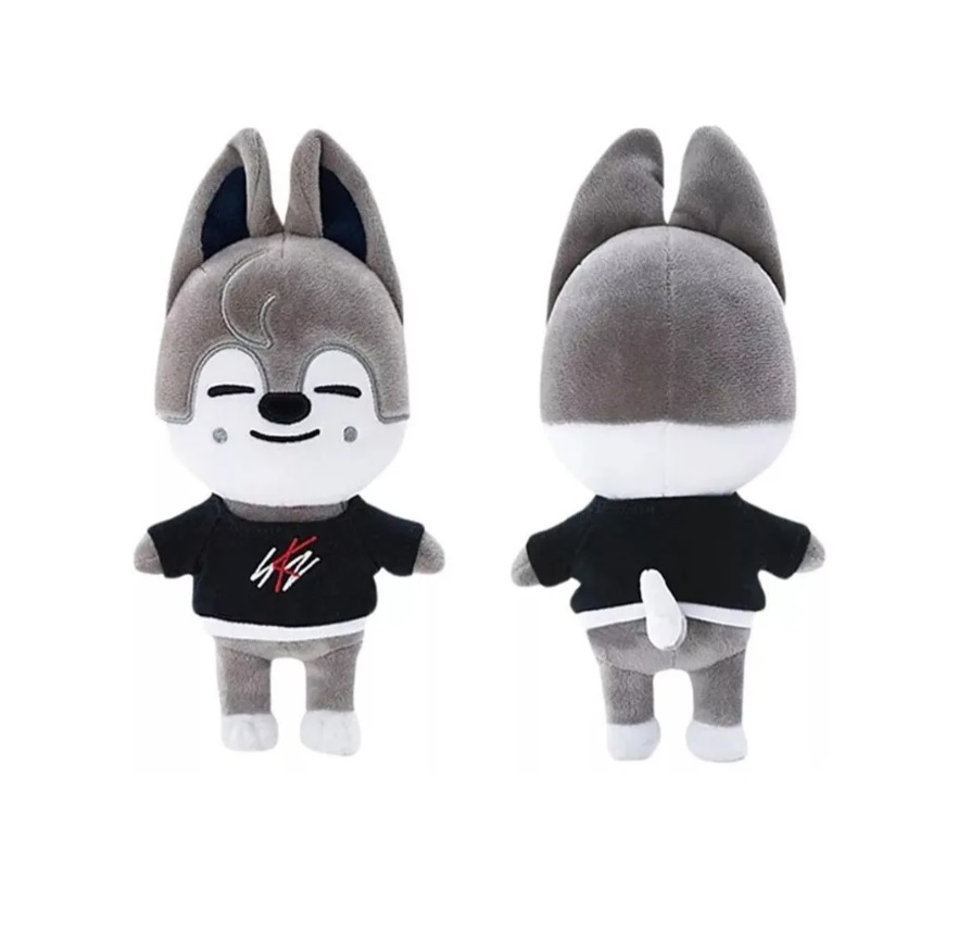 Foto 2 pulgar | Peluche POP Skzoo Wolf Chan Gris