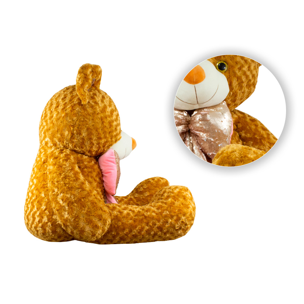 Foto 3 pulgar | Peluche de Oso Café Jumbo Tela Hipoalergénica Marrón