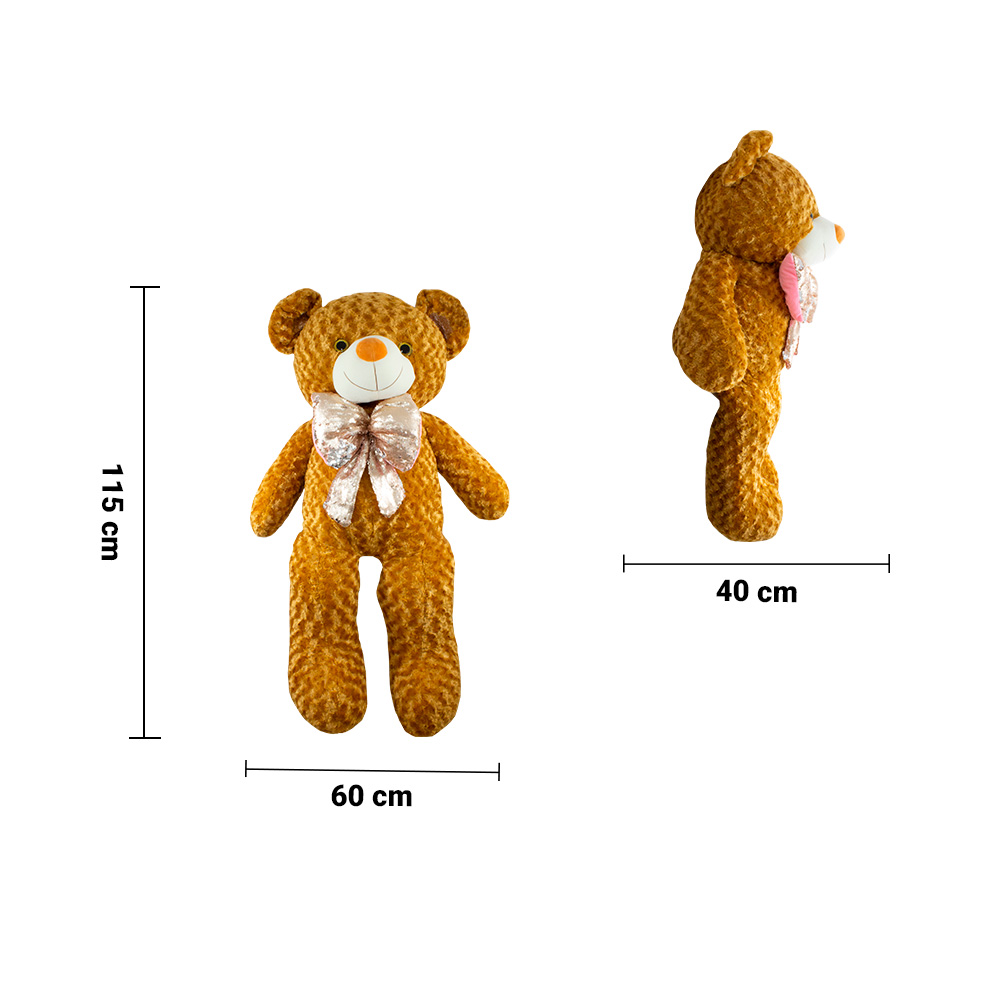 Foto 4 pulgar | Peluche de Oso Café Jumbo Tela Hipoalergénica Marrón
