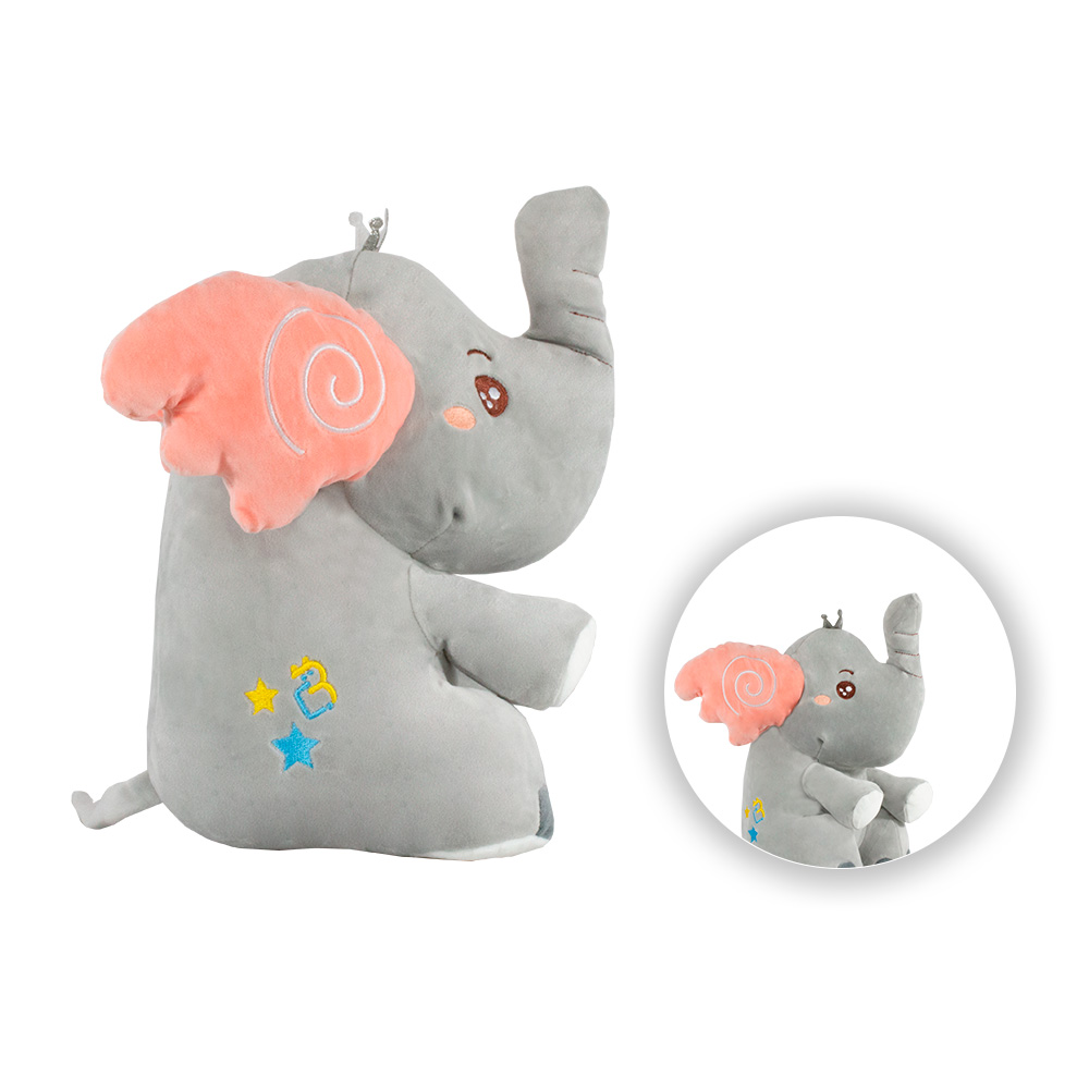 Foto 3 pulgar | Peluche de Elefante Importadora La Merced Ma-2001/35-grs Color Gris
