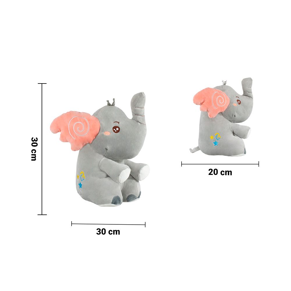 Foto 4 pulgar | Peluche de Elefante Importadora La Merced Ma-2001/35-grs Color Gris