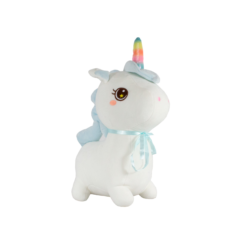 Foto 2 pulgar | Peluche de Unicornio Importadora La Merced Ma-2017/35-az color azul