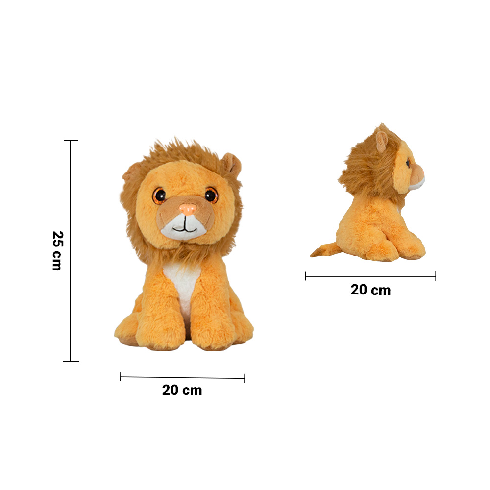 Foto 4 pulgar | Peluche de León Importadora La Merced Ma-2023/25 color Naranja