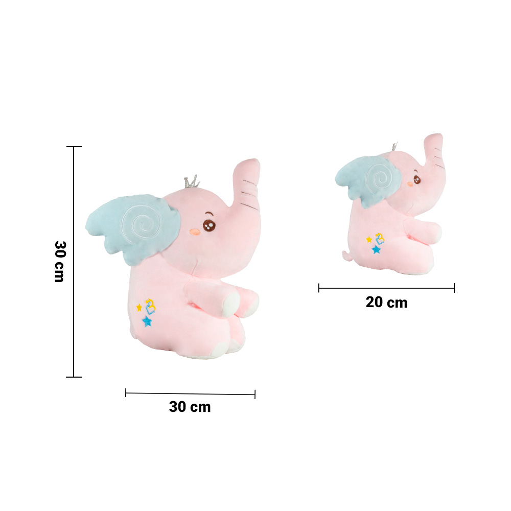 Foto 4 pulgar | Peluche de Elefante Importadora La Merced Ma-2001/35-rs Color Rosa