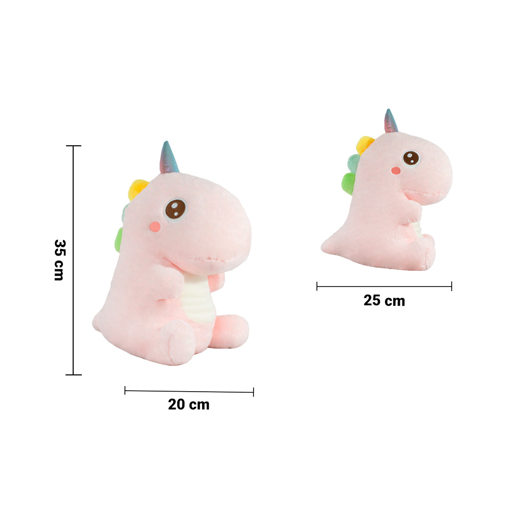 Foto 4 pulgar | Peluche de Dinosaurio Importadora La Merced Ma-2015/35-rs color Rosa