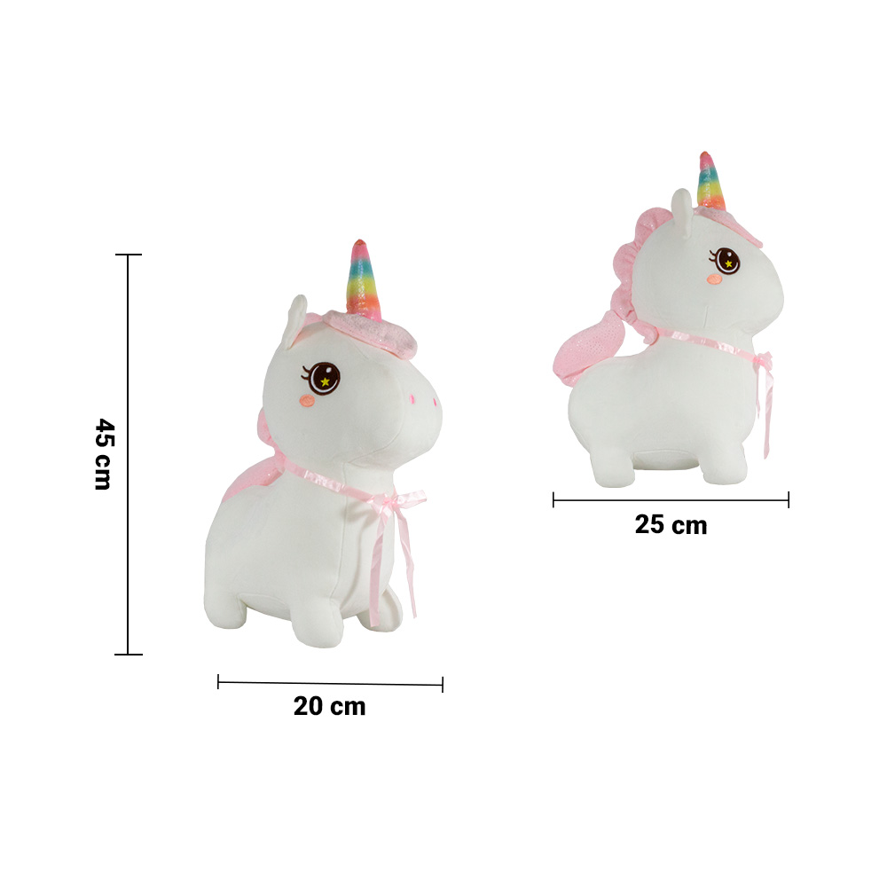 Foto 4 pulgar | Peluche de Unicornio Importadora La Merced Ma-2017/35-rs color Rosa