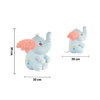 Foto 3 | Peluche de Elefante Importadora La Merced Ma-2001/35-az Color Azul
