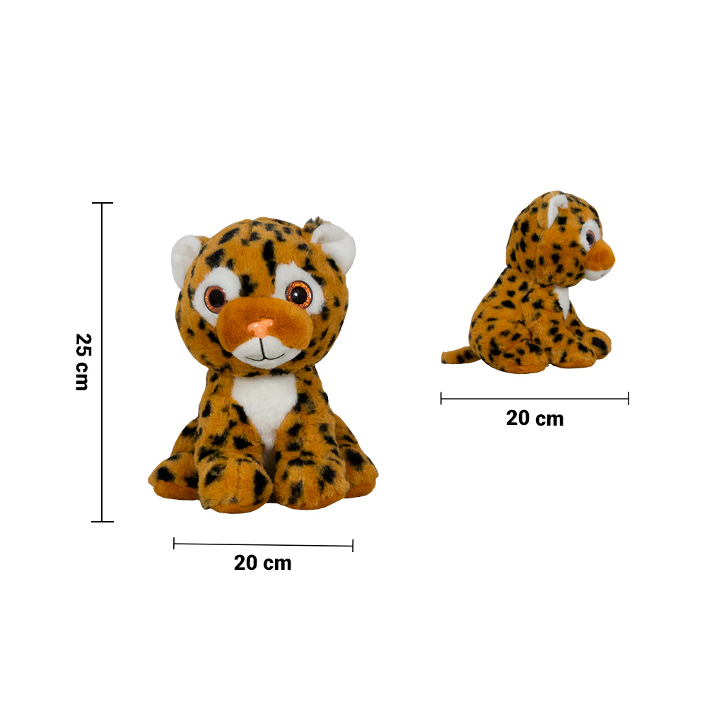 Foto 4 pulgar | Peluche de Leopardo Importadora La Merced Ma-2023/25 color Naranja