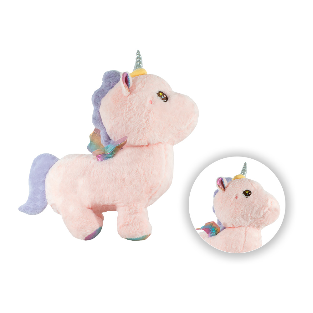 Foto 3 pulgar | Peluche de Unicornio Importadora La Merced Ma-2022/45-rs color Rosa