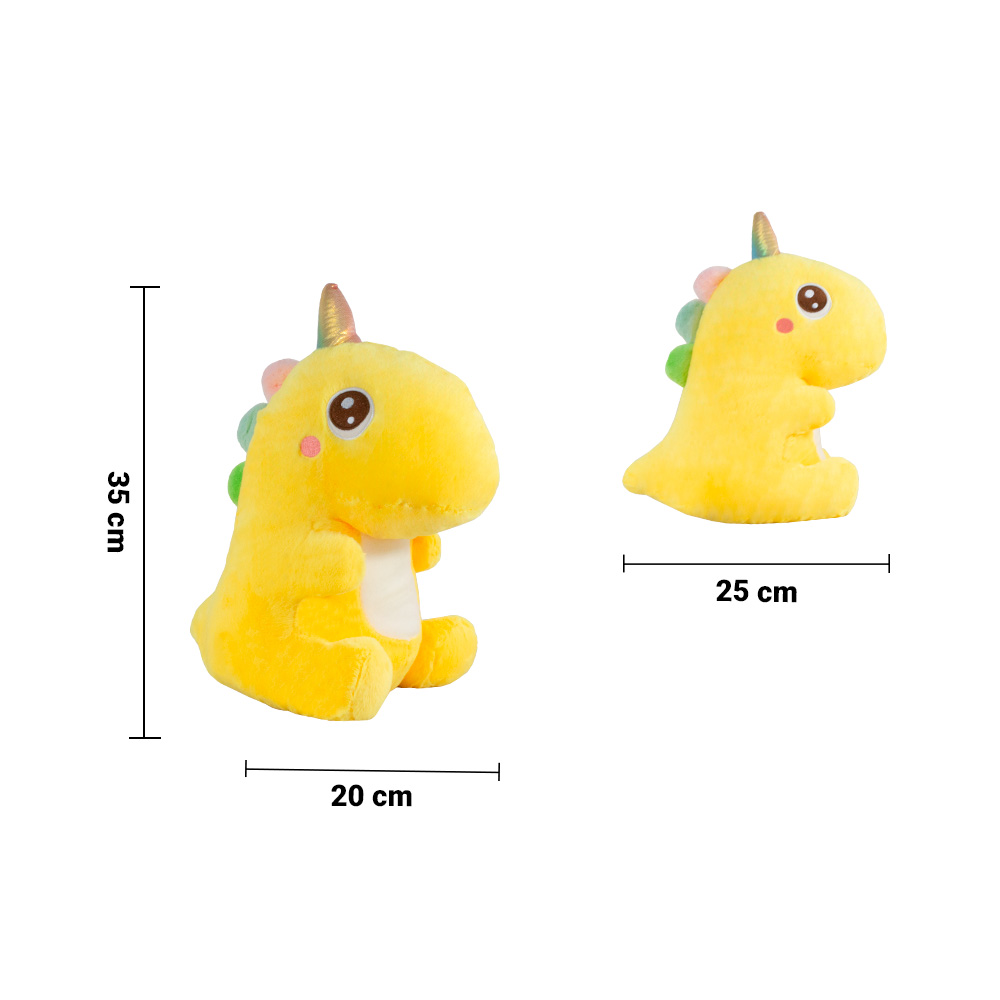 Foto 4 pulgar | Peluche de Dinosaurio Importadora La Merced Ma-2015/35-ama color Amarillo