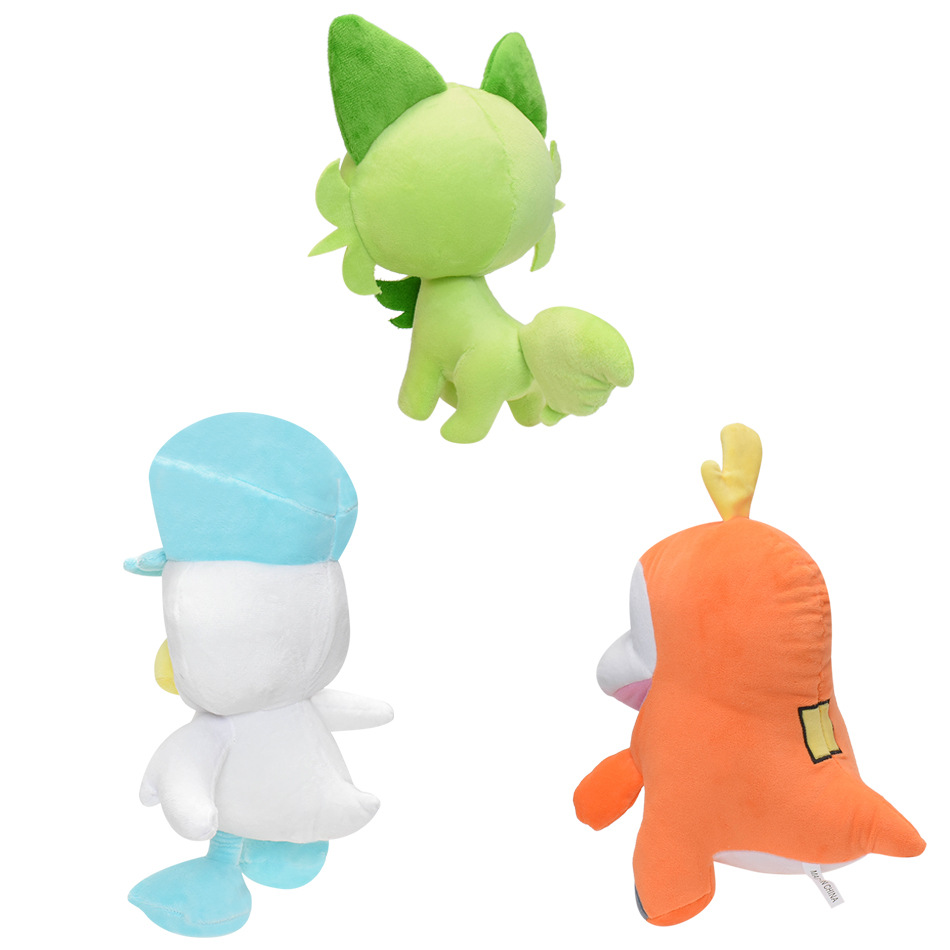 Foto 2 | Paquete 3 Peluches Nintendo Pokémon Scarlet & Violet Fuecoco Quaxly & Sprigatito