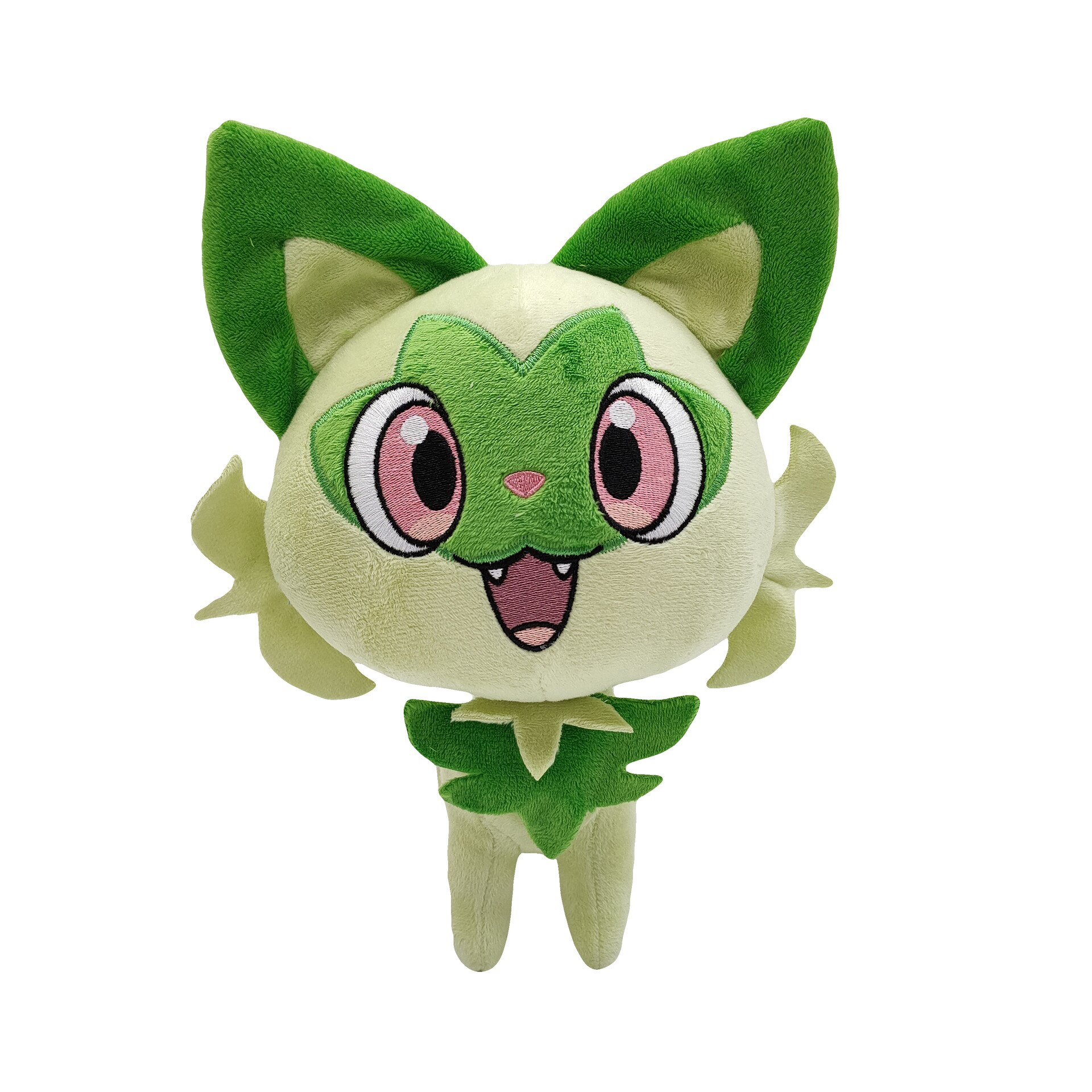 Peluche Nintendo Pokémon Scarlet & Violet Sprigatito color Verde de 25 cm