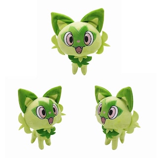 Foto 2 | Peluche Nintendo Pokémon Scarlet & Violet Sprigatito color Verde de 25 cm