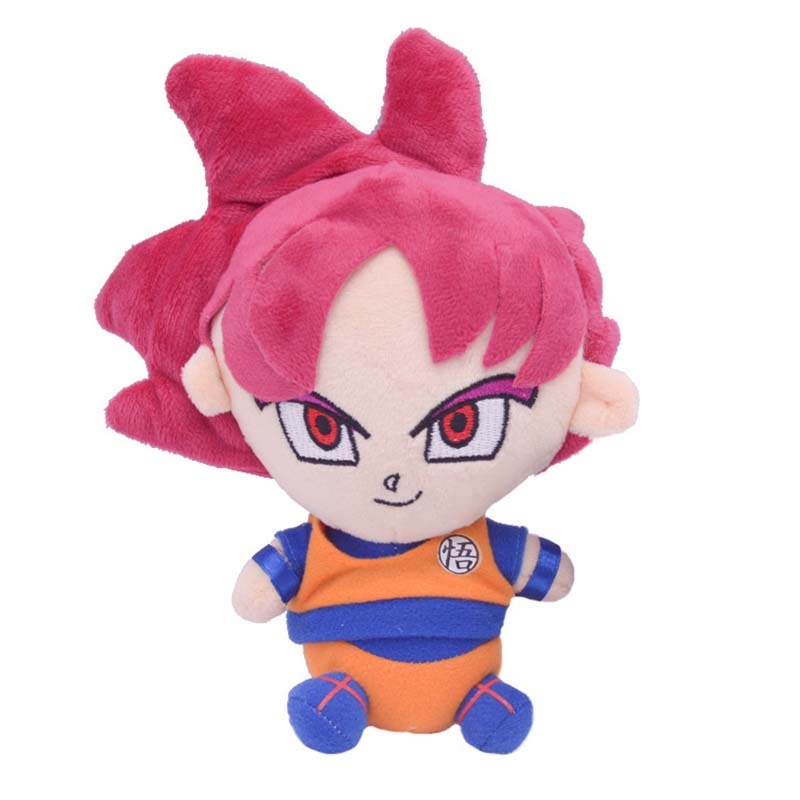 Foto 2 pulgar | Peluche Dbs Dragon Ball Z Super Goku Super Saiyan Dios 20 cm