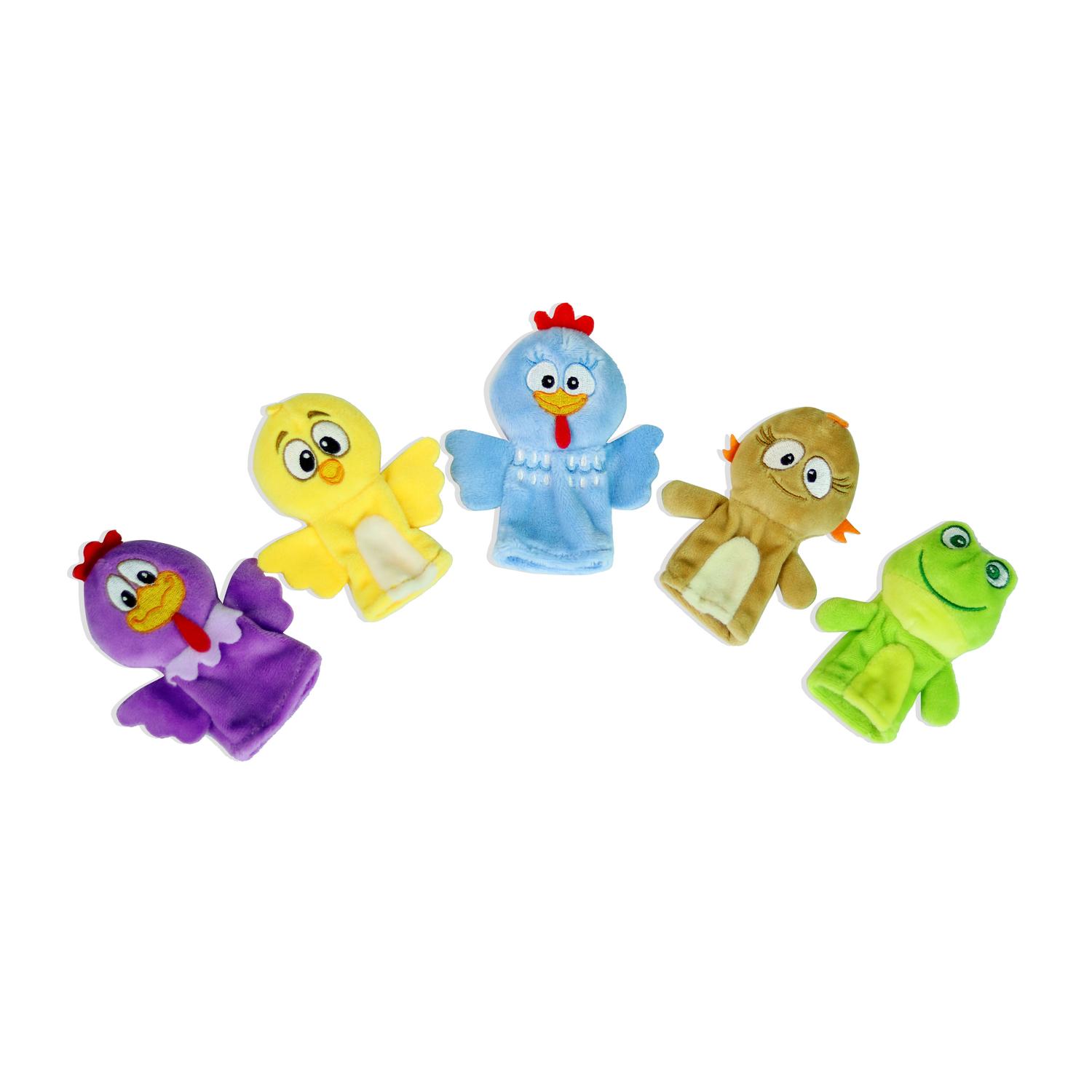 Foto 2 pulgar | Títeres de Dedo de Peluche de La Gallina Pintadita Multicolor