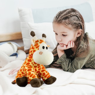 Foto 3 | Peluche De Jirafa Bebé Tierna 36 Cm Importadora La Merced Felpa Suave