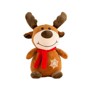 Foto 1 | Peluche Reno Navideño 38 Cm Importadora La Merced Suave Hipoalergénico