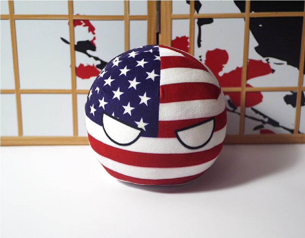 Foto 3 pulgar | Peluche Countryball Americabolita 20 Cm