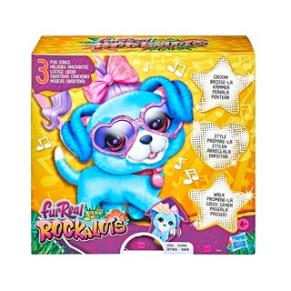 Foto 2 | Peluche Cachorro Furreal Interactivo Rockalots Hasbro