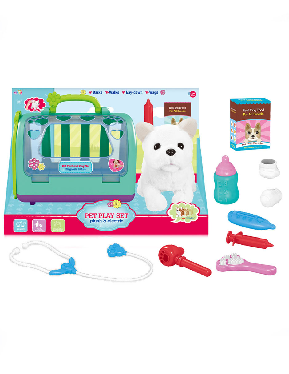 Set de Veterinario con Perrito de Peluche Sweet Rocket con Varios Movimientos y Accesorios