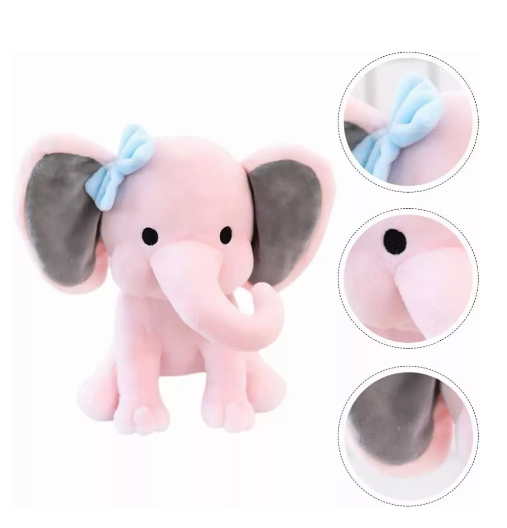 Foto 3 pulgar | Elefante de Peluche Para Hora De Dormir color Rosa