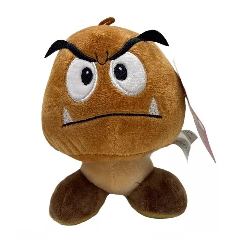 Peluche Goomba Nintendo color Marrón - Super Mario Bros