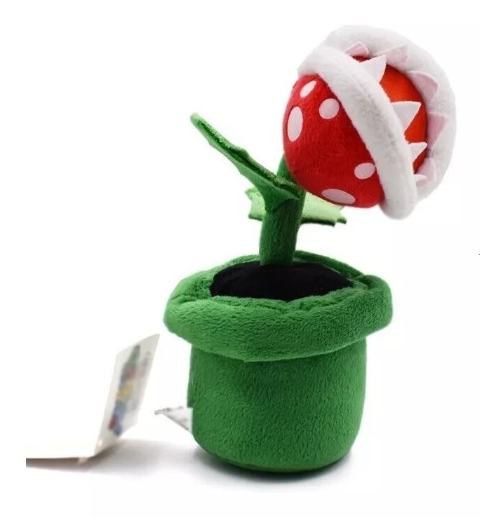 Peluche Planta Piraña Nintendo Multicolor - Super Mario Bros