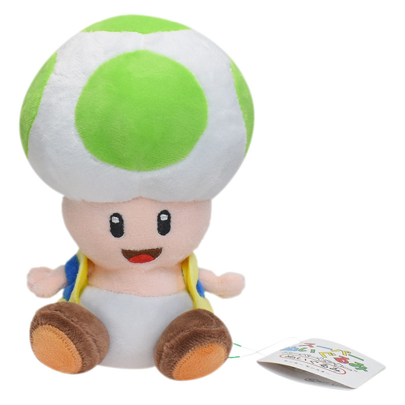 Peluche Toad Nintendo color Verde - Super Mario Bros