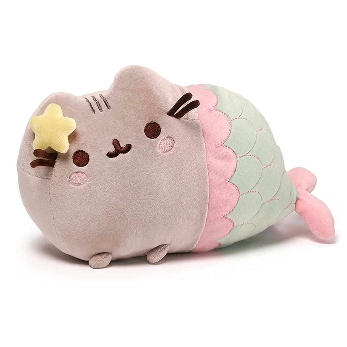 Foto 2 pulgar | Peluche Pusheen Mermaid Gato Sirena Original Gund 31cm