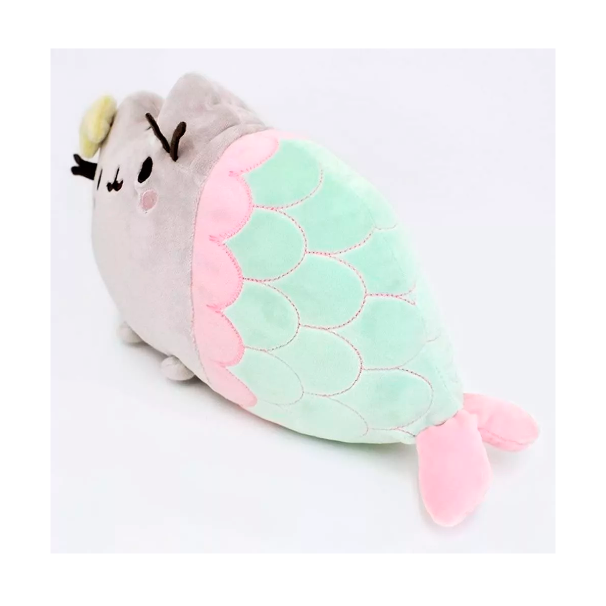 Foto 6 pulgar | Peluche Pusheen Mermaid Gato Sirena Original Gund 31cm