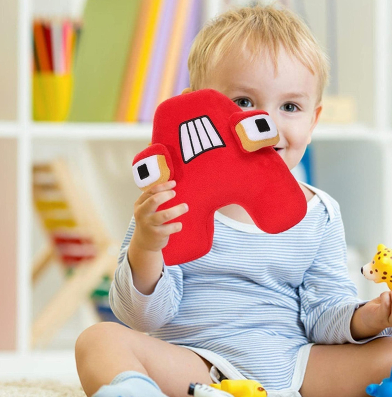 Foto 2 | Alfabeto de Peluche color Rojo para Niños