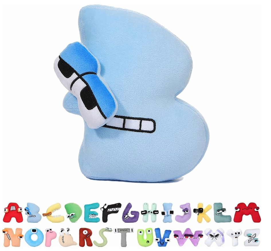 Alfabeto de Peluche Funbu color Azul para Niños