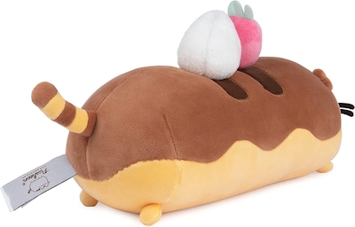 Foto 6 | Gato de Peluche Gund Eclair Squisheen color Café
