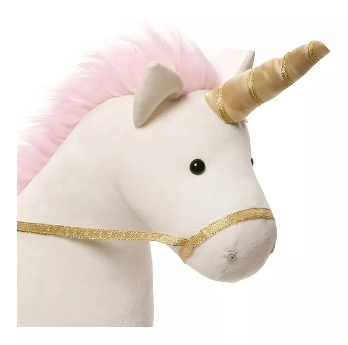 Foto 3 pulgar | Peluche de Unicornio Gund Lily Rose Grande Jumbo Rosa 60 cm