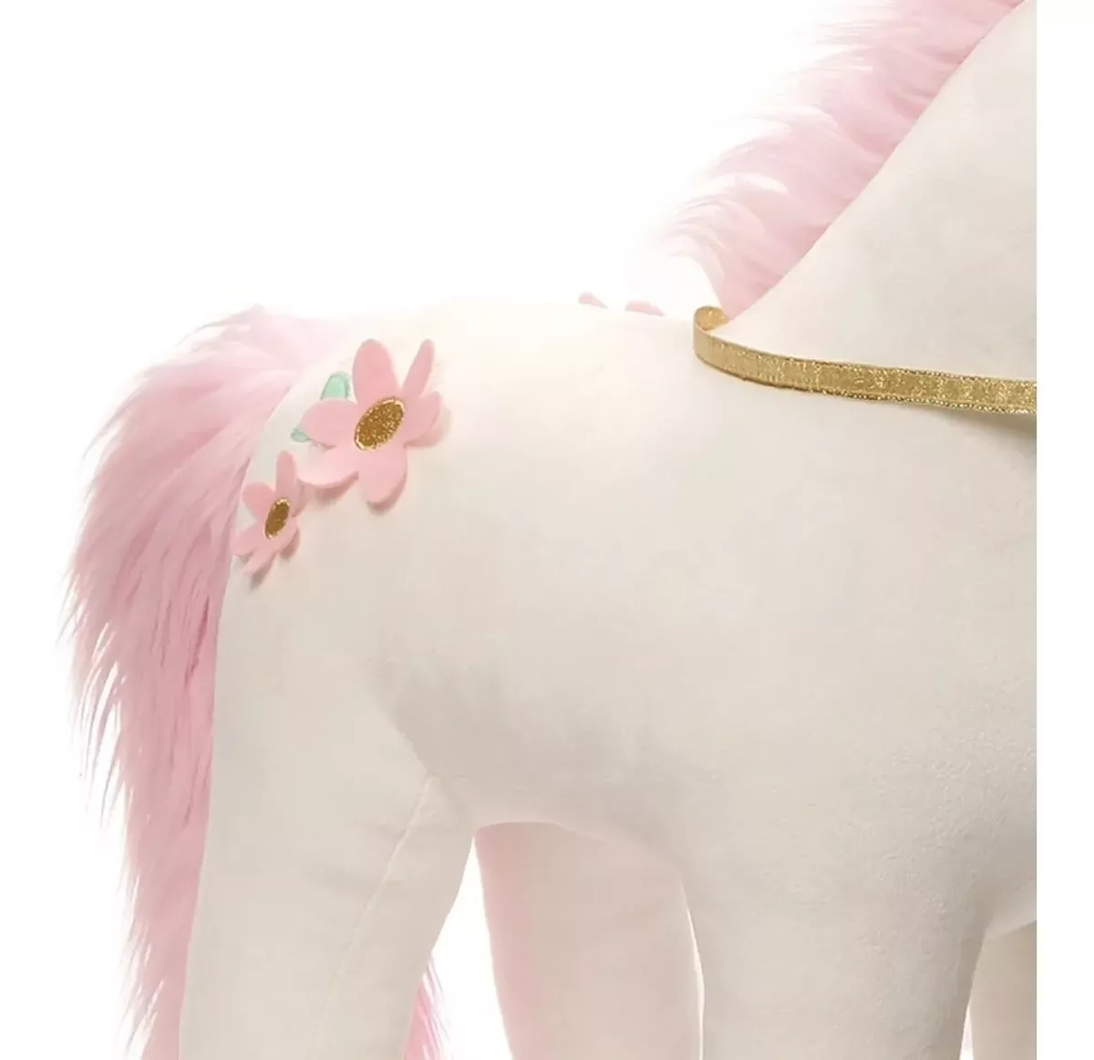 Foto 4 pulgar | Peluche de Unicornio Gund Lily Rose Grande Jumbo Rosa 60 cm