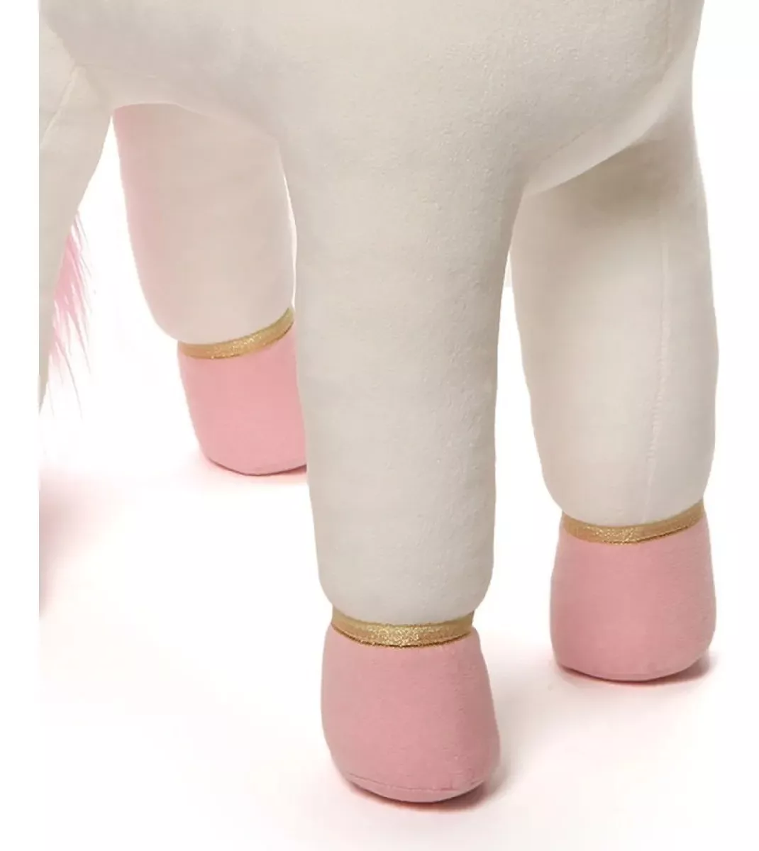 Foto 5 pulgar | Peluche de Unicornio Gund Lily Rose Grande Jumbo Rosa 60 cm
