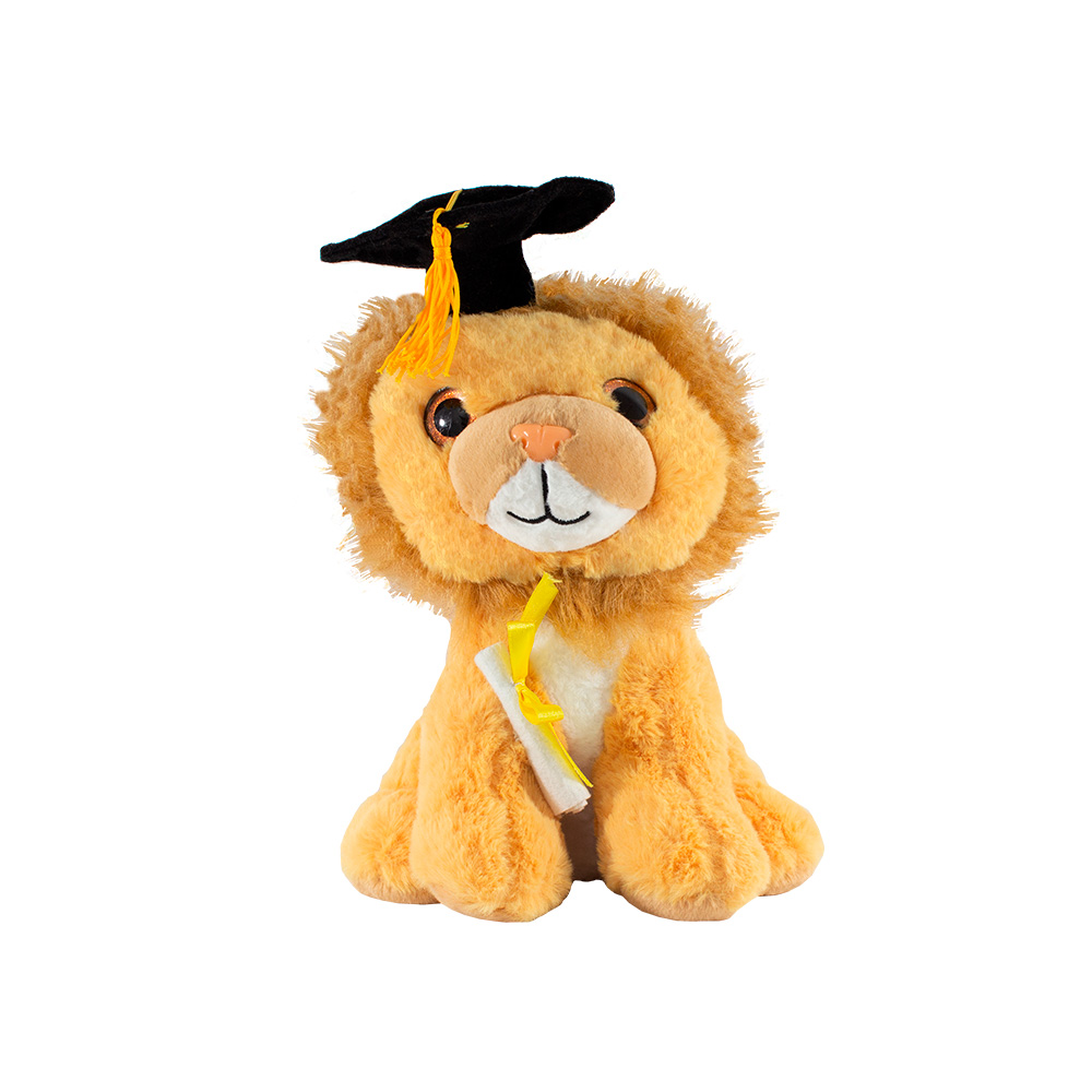 Foto 2 pulgar | Peluche de León para Graduación de Tela Hipoalergénica Importadora La Merced