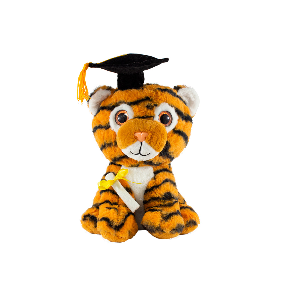 Foto 2 pulgar | Peluche de Tigre para Graduación de Tela Hipoalergénica Importadora La Merced