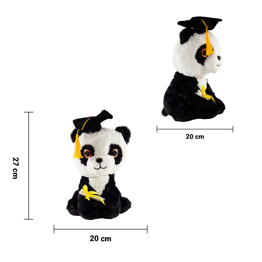 Foto 3 pulgar | Peluche de Panda para Graduación de Tela Hipoalergénica Importadora La Merced